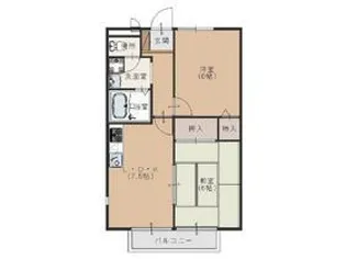 エスポワールC【2階】の間取り