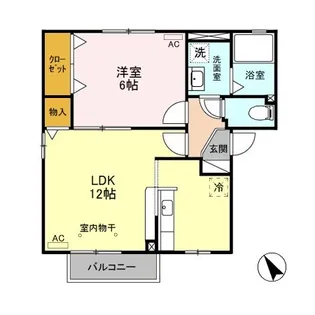 セジュールソフィア C【2階】の間取り