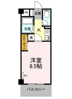 サン・ラモン本山【1階】の間取り