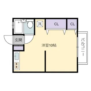 ハレモアナ【1G号室】の間取り