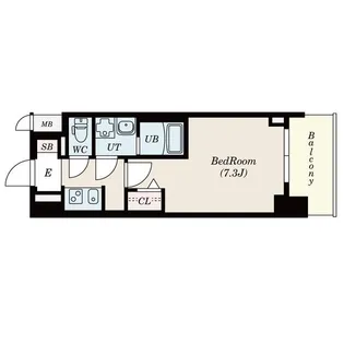 S−RESIDENCE東海通【11階】の間取り