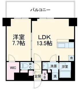 プレディアスタイル横濱沢渡【2階】の間取り