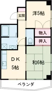 パレドール森田【4階】の間取り