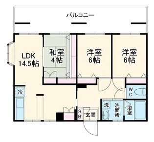 メゾーネ宮崎台【2階】の間取り