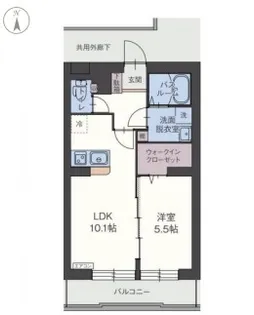 リベルダーデ【5階】の間取り