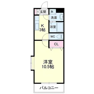 プロバンス半田山【1階】の間取り