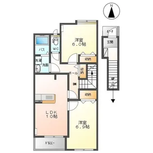 アマービレ【2階】の間取り
