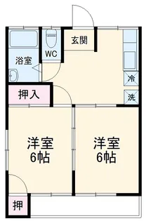 福栄ハイム【203号室】の間取り