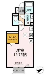 ラフィネ藤川【101号室】の間取り