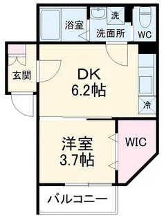 TF蘇我【1階】の間取り