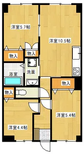 カーサプラティカ【508号室】の間取り