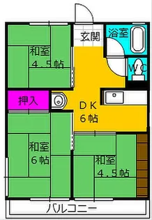 シティハイムフローラル【203号室】の間取り