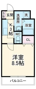 SHIBUYA二番館【1階】の間取り