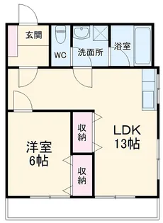 シルクハイツ【208号室】の間取り
