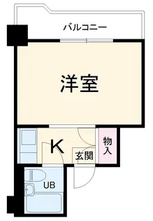 スクエア長者町【10階】の間取り
