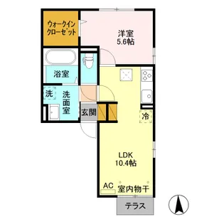 エルマーナ【1階】の間取り