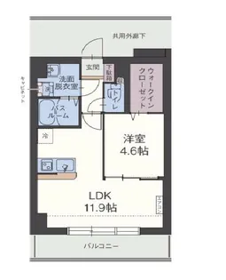 フィラトゥーラ 山本被服第一ビル【4階】の間取り