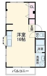 ハイツ今埜【2階】の間取り