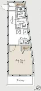 La Douceur赤塚【1階】の間取り