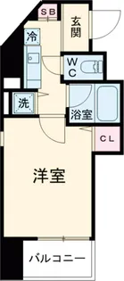 パークウェル代田橋【6階】の間取り