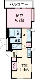 クーカイテラス代田橋【2階】の間取り