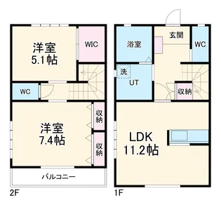 リハウスIII【1階】の間取り