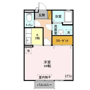 レグルス・レジデンス【1階】の間取り