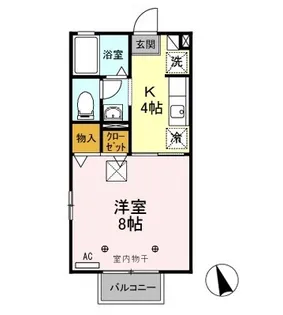 ソレイユ【1階】の間取り