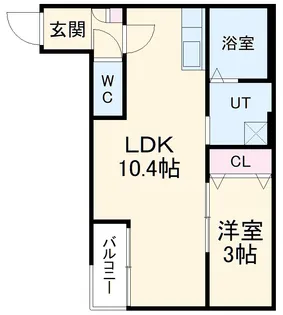 WARREN MATSUSHITAⅠ【1階】の間取り