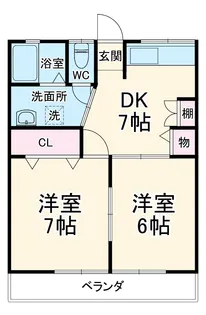 メゾンドルミエール【103号室】の間取り