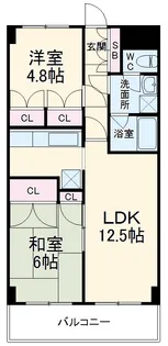 ナガラアンクレー【3階】の間取り