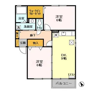 アムール・ソフィアⅠ【1階】の間取り