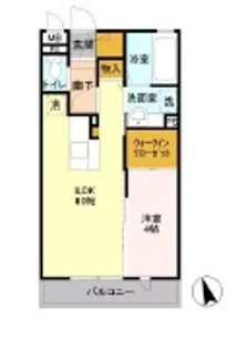 スターブル【3階】の間取り