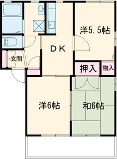 パルクールB【101号室】の間取り
