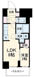 オーパスホームズ南行徳【14階】の間取り