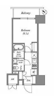 オーパスホームズ南行徳【12階】の間取り