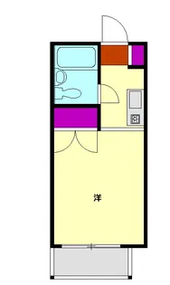 パークビル【403号室】の間取り
