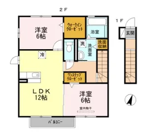 エスポワール美合【2階】の間取り