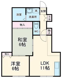 セシリオ原【4階】の間取り