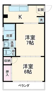 コーポITO【2F?3号室】の間取り