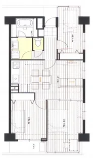 ラ・ティーダ堀切【5階】の間取り