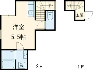 パームロード瑞江【2階】の間取り