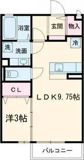 サンクレアⅡ【00105号室】の間取り