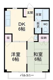 ひまわりハイツA【105号室】の間取り