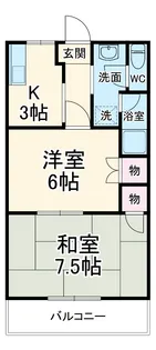 アイランドハイツDAN【203号室】の間取り