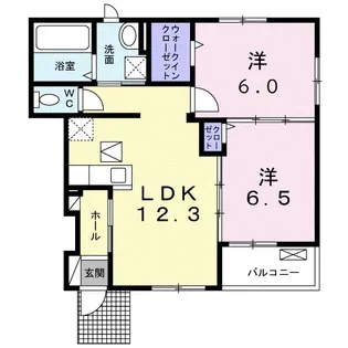 クアドリフォリオ【1階】の間取り