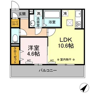 K.アリビオ【3階】の間取り