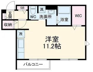 BLANC MUR【1階】の間取り