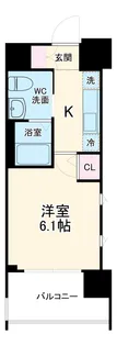 Live Casa堀田【9階】の間取り