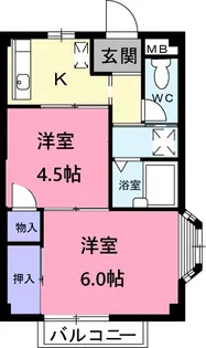 エクセレントコーポ【2階】の間取り